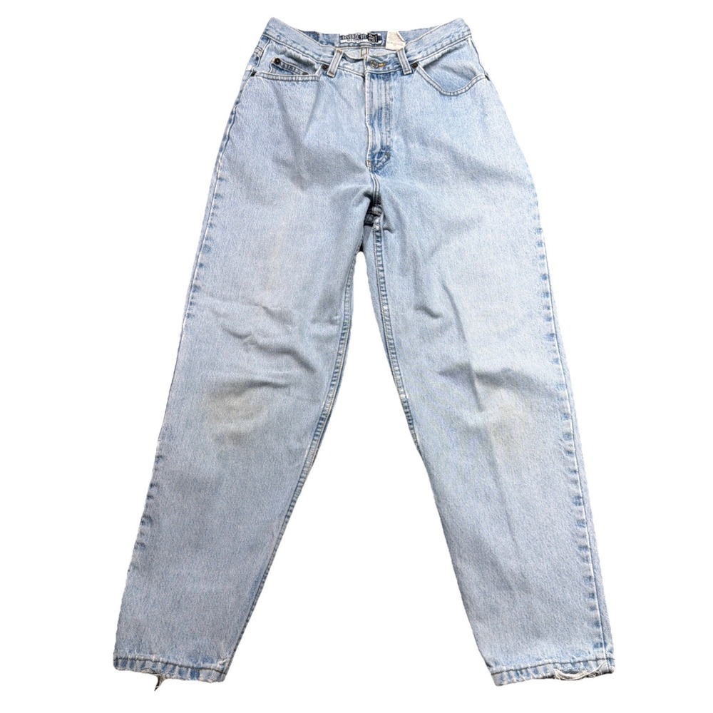 VTG GAP Jeans Womens 10 Ankle Light Blue Reverse Fit Mom 90s Distressed Y2K